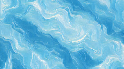 Gentle Waves of Serene Blue Create a Tranquil Background for Relaxation and Inspiration in a Calming Atmosphere. Generative AI