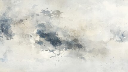 Abstract Cloudy Sky Background with Gentle Blue and Gray Tones