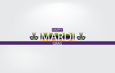An artistic representation of Mardi Gras with lively colors