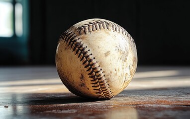 Old Baseball Nostalgia Vintage Sports Holiday Greeting for Father's Day Celebration