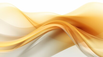 Obraz premium Abstract Golden Waves: Serene Flowing Design of Smooth Curves and Elegant Hues