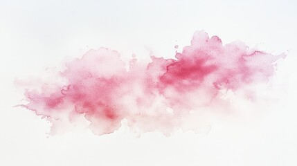 Fototapeta premium Soft Pink Watercolor Background with Textured Cloud Effects