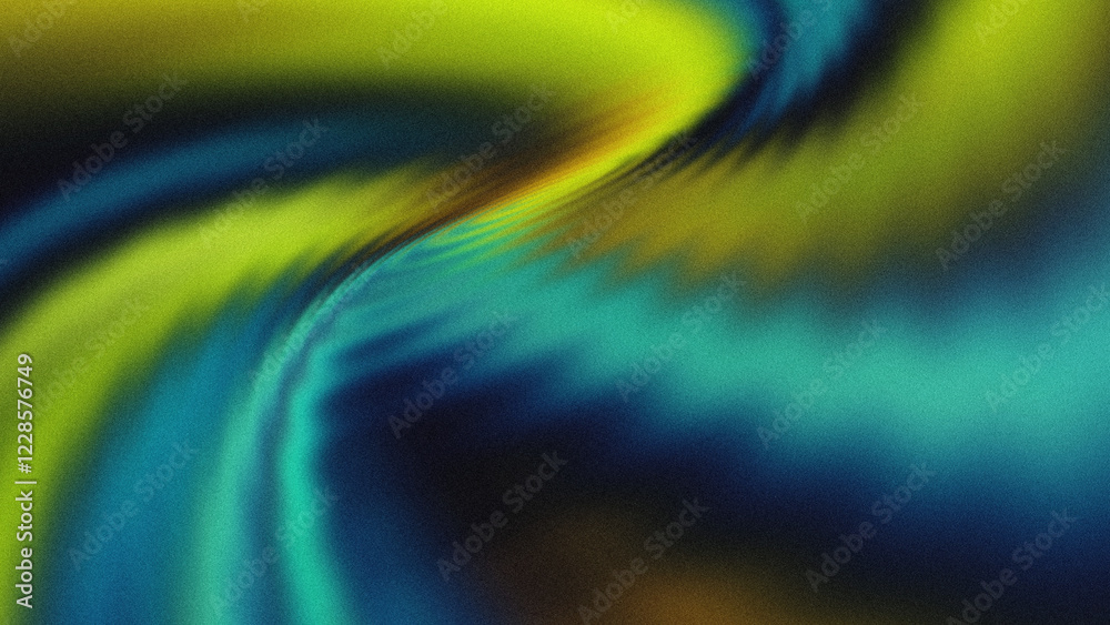 Wall mural radiant glowing waves merge seamlessly into vibrant luminous gradients with dynamic patterns and eth