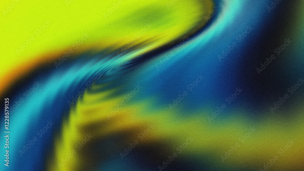 Wall mural abstract glowing waves flow into seamless luminous gradients with dynamic patterns and vibrant tones