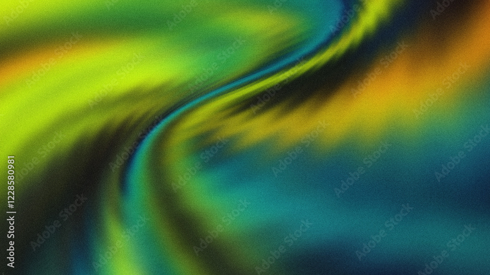Wall mural radiant luminous waves blend into seamless glowing gradients with soft textured transitions and dyna
