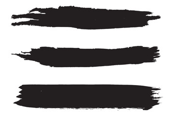 Red brush stroke set isolated on background. Collection of trendy brush stroke vector for red ink paint, grunge backdrop, dirt banner, watercolor design and dirty texture. Brush stroke vector 