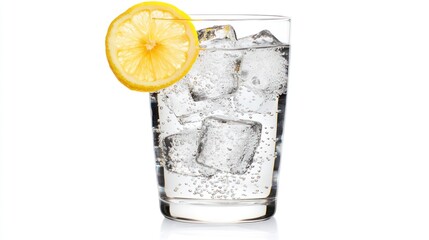 Refreshing Lemon Ice Water