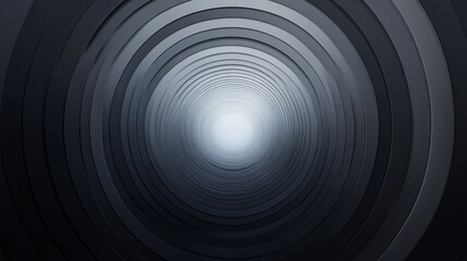 Fototapeta premium Abstract Concentric Circles Leading to Light