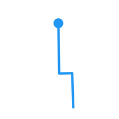 pointer line vector