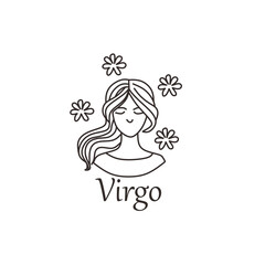 Virgo Zodiac Signs Vector Icon