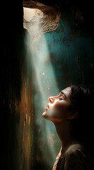 Fototapeta premium portrait of a woman