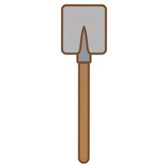 cute kawaii Hoe outline cartoon doodle illustration