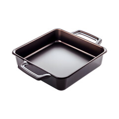 Premium Non-Stick Brownie Pan with Handle Isolated on Transparent Background