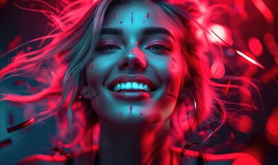 Global celebration: World Party Day, crowd energy, disco entertainment, festival fun, company gathering, dance music, nightclub lights, happy people, lively event, corporate festivity atmosphere.