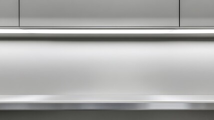 Minimalist Modern Display Shelf With Integrated Lighting