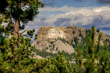 Mount Rushmore National Memorial in South Dakota
