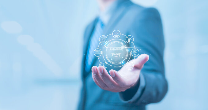 Through e-learning platforms students can develop their skills by attending online seminars, taking courses, and accessing a library of digital content such as videos tutorials and online media texts.