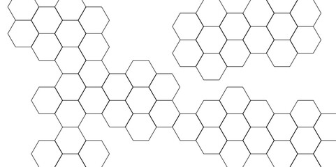 Fototapeta premium Abstract white background with hexagons . white Hexagonal Background Luxury White Pattern seamless bright white abstract honeycomb background 3D Futuristic abstract geometric mesh cell texture.