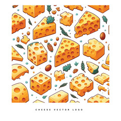 Cute melting cheese cartoon vector illustration isolated 
