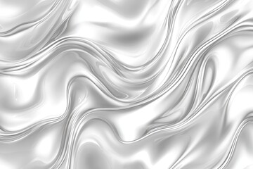 Fototapeta premium Abstract silver liquid wave background. Ideal for website banners, luxury product designs, or elegant presentations.