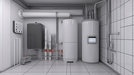 Modern Home Heating System: Efficient and Reliable Water Heater Installation