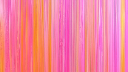 Obraz premium Vibrant Bubblegum Pink and Neon Orange Vertical Streaks with Cinematic Black Loops - Ultra-Detailed Abstract Composition