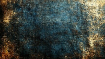 Dark teal brown grunge texture subtly glows with aged beauty. AI Generated