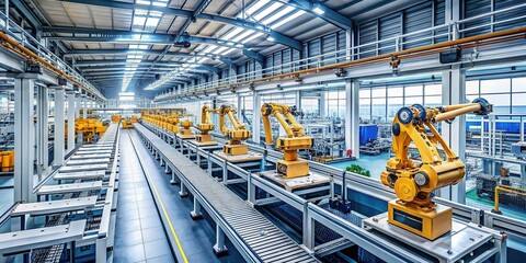 High-Performance Automated Assembly Line: Precision Manufacturing & Inspection Process