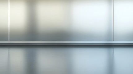 Minimalist Modern Steel Wall and Floor Design