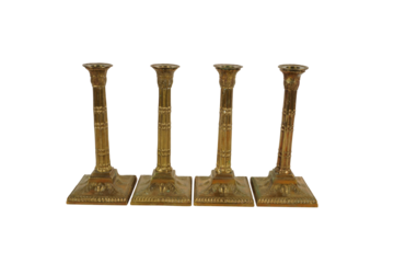 antique greek column on transparent background