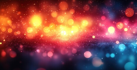 Obraz premium Abstract Celebration Lights in Dreamy Festive Background for New Year and Christmas
