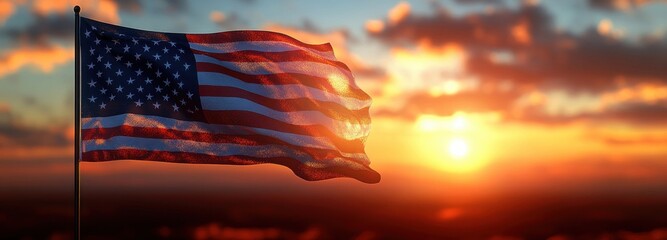 American Flag Patriotism Celebration Independence Day Memorial Day Labor Day Veterans Pride Glory Country Holiday