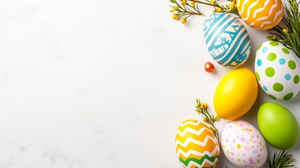 Festive Easter Eggs Decorated with Spring Flowers (4)