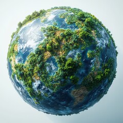 Fototapeta premium green planet earth