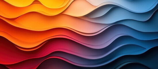 Obraz premium Abstract Colorful Wave Pattern Background.