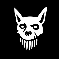 Zombie dog logo design