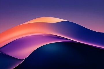 Abstract Colorful Waves Background