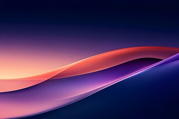 Abstract Colorful Waves Background