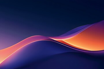 Abstract Colorful Waves Background