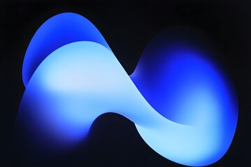 Glowing Blue Wallpaper Background
