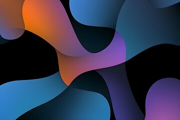Abstract Color Transition Waves Background Wallpaper