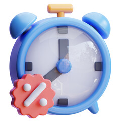 sale time 3d graphic illustration