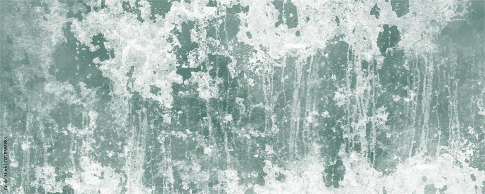 Leinwandbilder abstract background texture misty smooth fog & smoke clouds. mint bluesky water color background. so