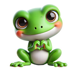 Fototapeta premium Green frog animals