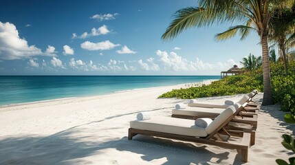 Serene Touch of Breeze Creates a Peaceful Oasis of Rolling White Sands