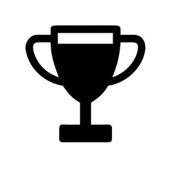 Trophy Vector Icon &ndash; Achievement & Award Symbol