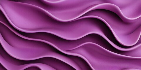Obraz premium A close-up view of flowing, textured purple fabric with smooth, wavy patterns, creating a visually appealing and dynamic appearance.