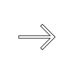 Icon Arrow Line Sharp 5