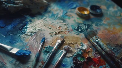 A Splash of Vibrant Colors: Acrylic Paint Palette Inspiration for Artists