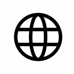 Fototapeta premium globe in black and white